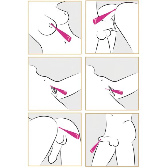 Couples Choice - vibrator clitoridian reîncărcabil - roz