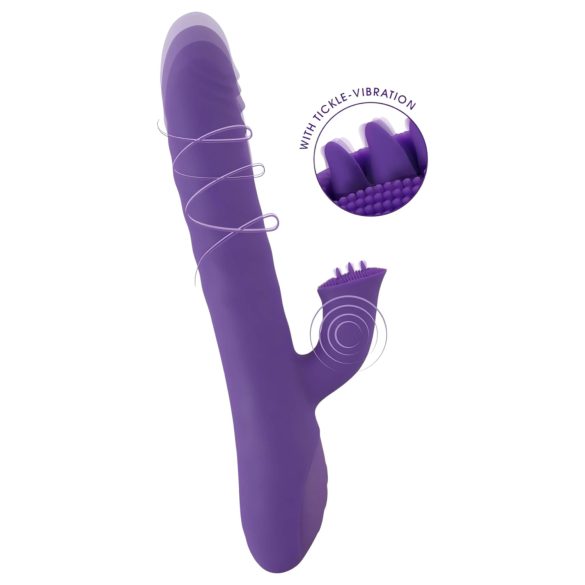 Smile Pearl - vibrator cu bile stimulatoare - liliac