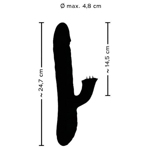 Smile Pearl - vibrator cu bile stimulatoare - liliac