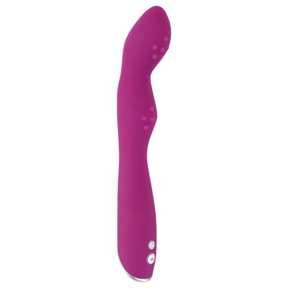 SMILE - vibrator flexibil punct A și G - silicon roz