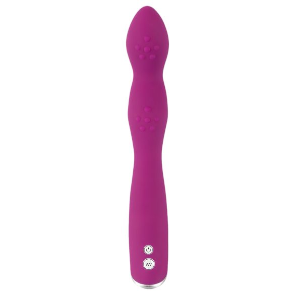 SMILE - vibrator flexibil punct A și G - silicon roz