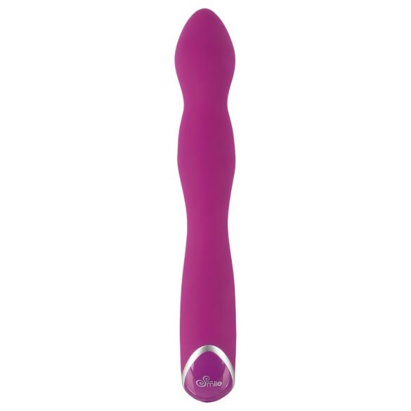 SMILE - vibrator flexibil punct A și G - silicon roz