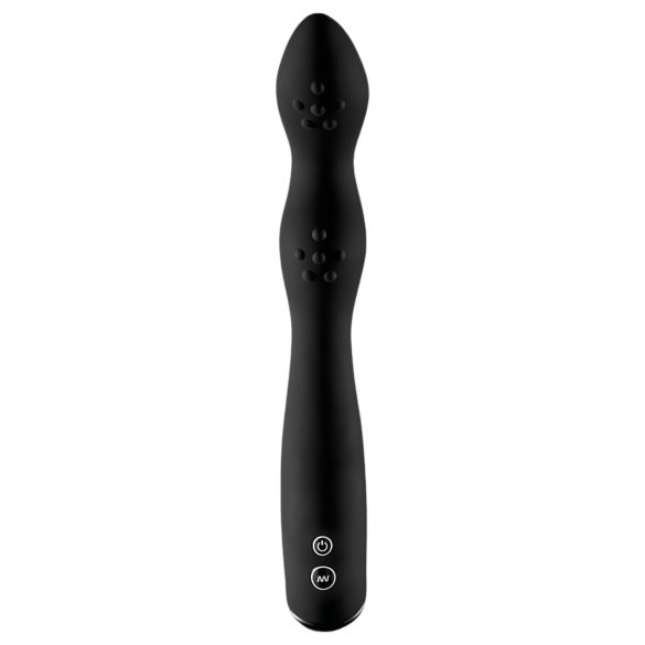 Rebel - Vibrator pentru prostată cu 2 motoare - negru