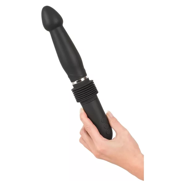 You2Toys - mașină de sex cu telecomandă - vibrator cu împingere, negru
