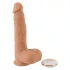You2Toys - vibrator realist cu mișcare de împingere - culoare naturală