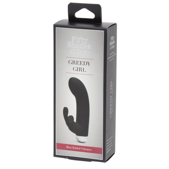 Cincizeci de umbre ale lui Grey - Vibrator cu braț de clitoris Greedy Girl (negru)