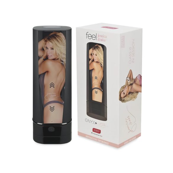 Kiiroo Onyx+ Jessica Drake - masturbator interactiv - negru