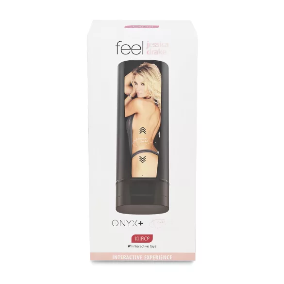 Kiiroo Onyx+ Jessica Drake - masturbator interactiv - negru