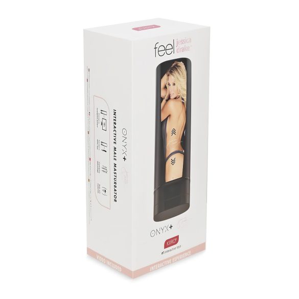 Kiiroo Onyx+ Jessica Drake - masturbator interactiv - negru