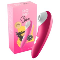   ROMP Shine - Vibromasator de clitoris cu unde de aer, rezistent la apă (roz)