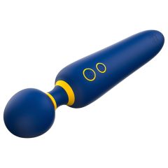   ROMP Flip Wand - vibrator de masaj reîncărcabil, rezistent la apă (albastru)