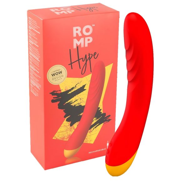 ROMP Hype - vibrator pentru punctul G - rezistent la apă - portocaliu