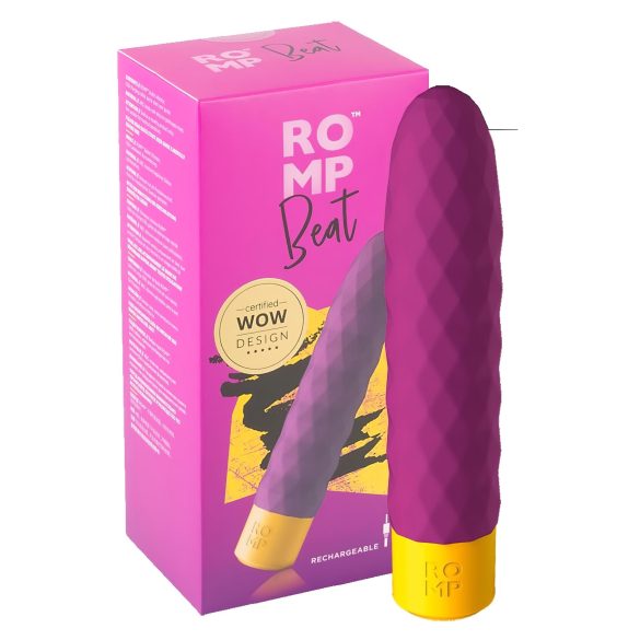 ROMP Beat - vibrator reîncărcabil rezistent la apă - mov