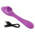 You2Toys - Vibrator 2 funcții - reîncărcabil 2în1 - mov