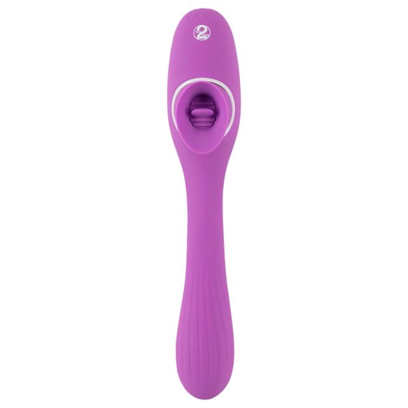 You2Toys - Vibrator 2 funcții - reîncărcabil 2în1 - mov
