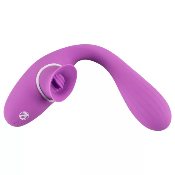You2Toys - Vibrator 2 funcții - reîncărcabil 2în1 - mov