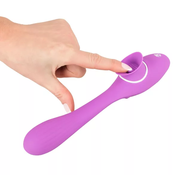 You2Toys - Vibrator 2 funcții - reîncărcabil 2în1 - mov