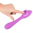 You2Toys - Vibrator 2 funcții - reîncărcabil 2în1 - mov