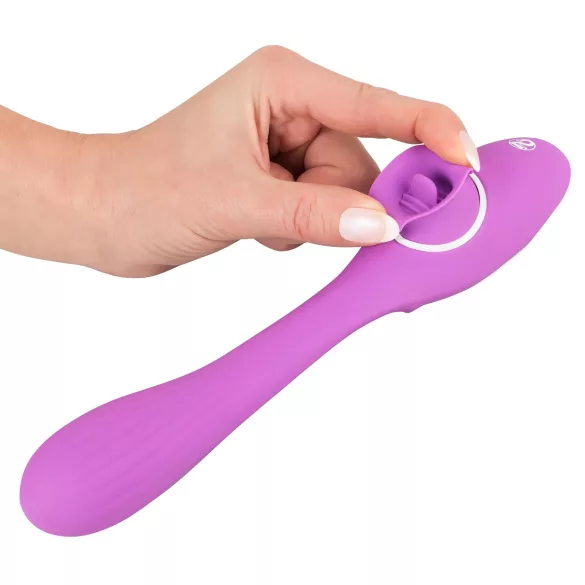 You2Toys - Vibrator 2 funcții - reîncărcabil 2în1 - mov