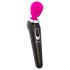 PalmPower Extreme Wand - vibrator masaj reîncărcabil - roz-negru