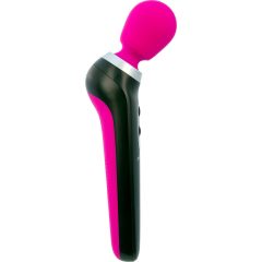   PalmPower Extreme Wand - vibrator masaj cu acumulator (roz-negru)