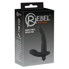 Rebel Degetul Obraznic - vibrator de prostată (negru)