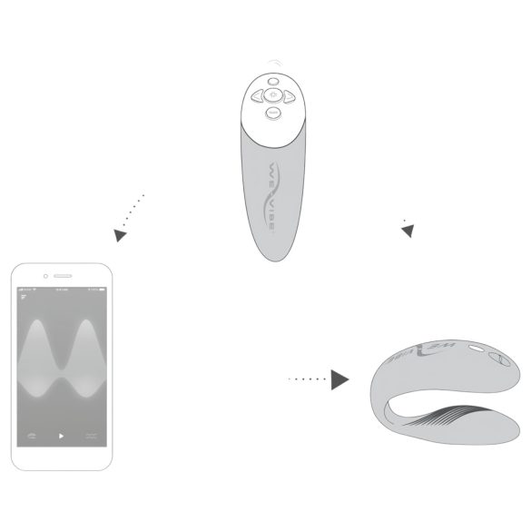 We-Vibe Chorus - vibrator inteligent pentru cupluri (roz)