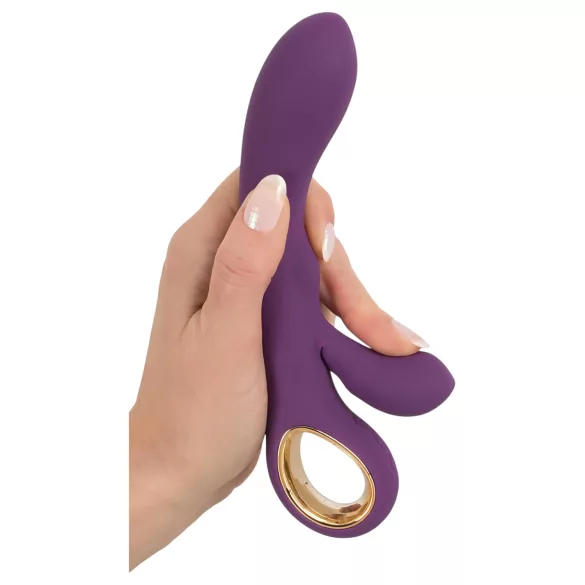You2Toys - Vibrator tip iepuraș - stimulare clitoris - reîncărcabil, mov