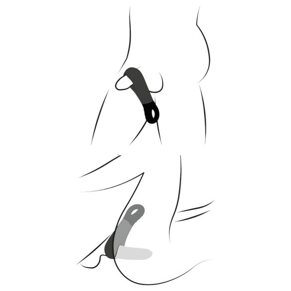 Fun Factory Manta - vibrator gland (negru)