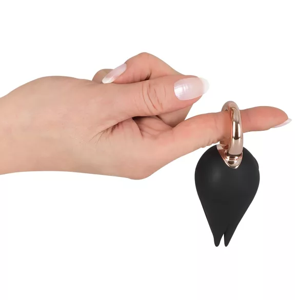Belou - vibrator clitoral reîncărcabil, waterproof - negru