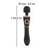 Cleopatra Wand - vibrator impermeabil, reîncărcabil (negru)