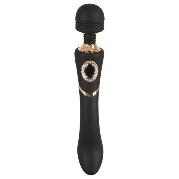 Cleopatra Wand - vibrator masaj reîncărcabil impermeabil negru