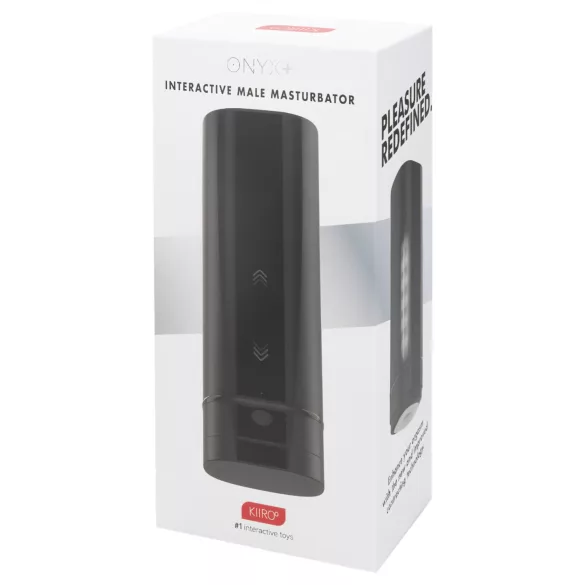 Kiiroo Onyx+ - masturbator interactiv pentru bărbați - negru
