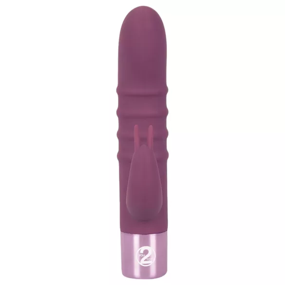Rabbit Vibe - vibrator cu braț pentru clitoris și punctul G - mov, reîncărcabil