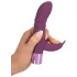 Rabbit Vibe - vibrator cu braț pentru clitoris și punctul G - mov, reîncărcabil