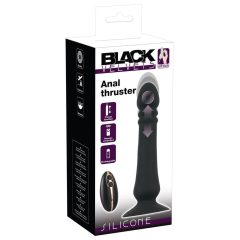   Black Velvet - vibrator anal cu impulsuri, reîncărcabil (negru)