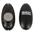 Black Velvets - vibrator anal cu funcție de împingere, reîncărcabil, negru