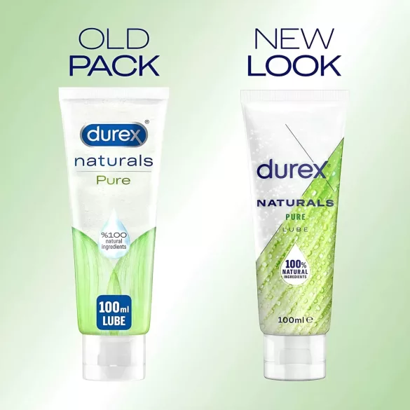 Durex - Gel intim natural - Lubrifiant pe bază de apă - 100ml