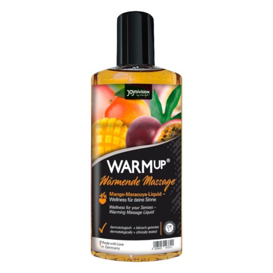JoyDivision WARMup - ulei de masaj cu efect de încălzire - mango-maracuja (150ml)