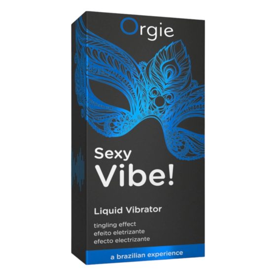 Orgie Sexy Vibe Liquid - vibrator lichid pentru femei și bărbați (15ml)