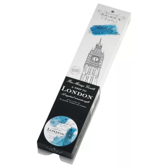 Petits Joujoux - lumânare de masaj - rebarbară-ambar - set 5x43ml