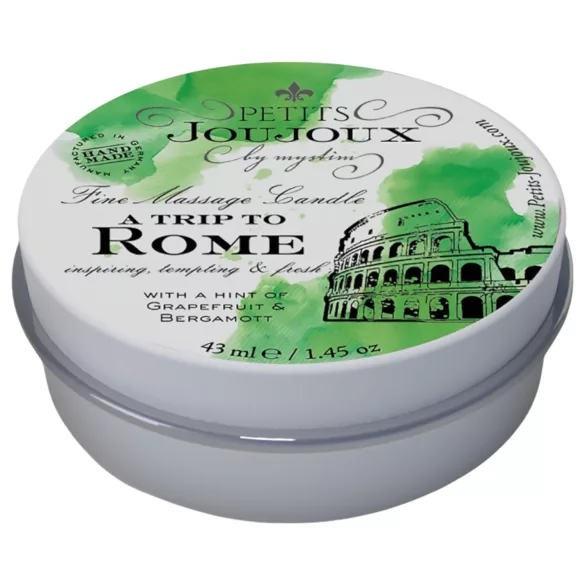 Petits Joujoux Rome - lumânare de masaj - grapefruit și bergamotă - 43ml