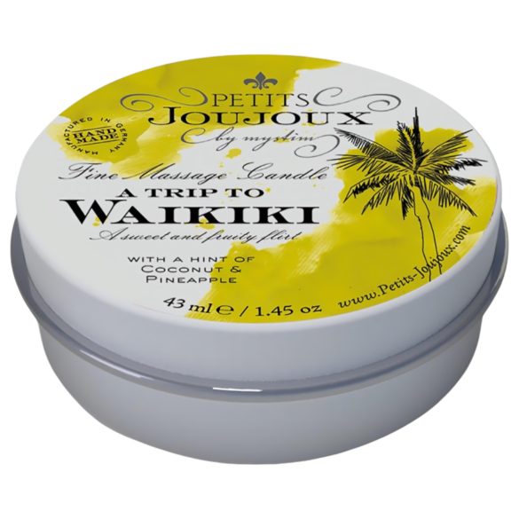 Petits Joujoux Waikiki - lumânare de masaj - cocos ananas - 43ml