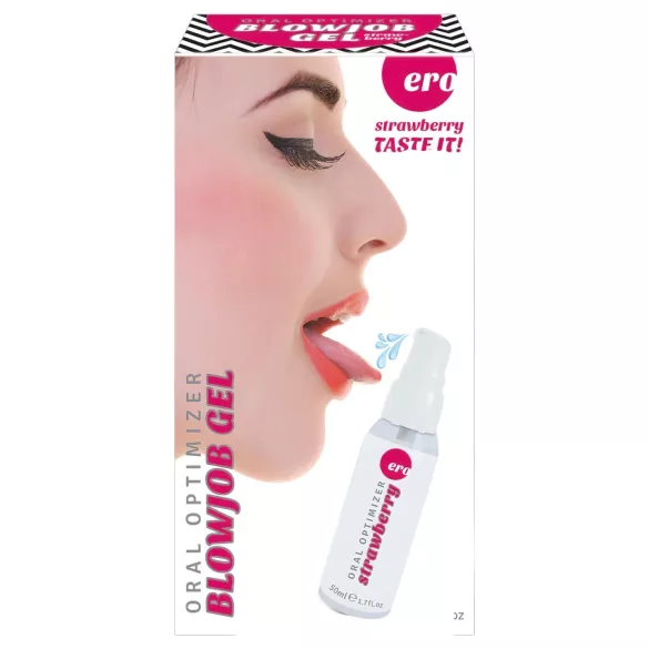HOT - Blowjob Gel - gel lubrifiant oral - căpșuni (50 ml)
