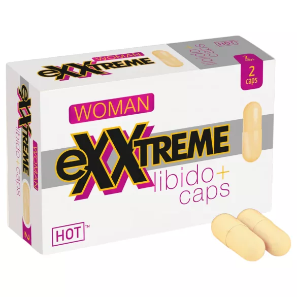 Hot exxtreme - supliment libido femei - capsule stimulare - 2 bucăți