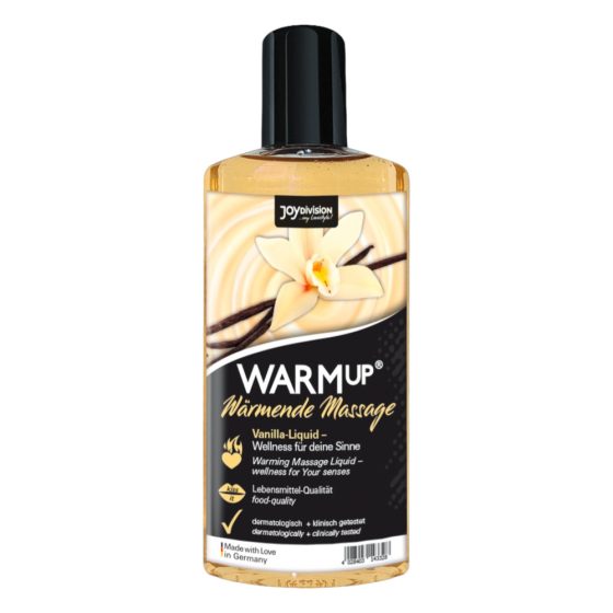 JoyDivision WARMup - ulei de masaj cu efect de încălzire - vanilie (150ml)
