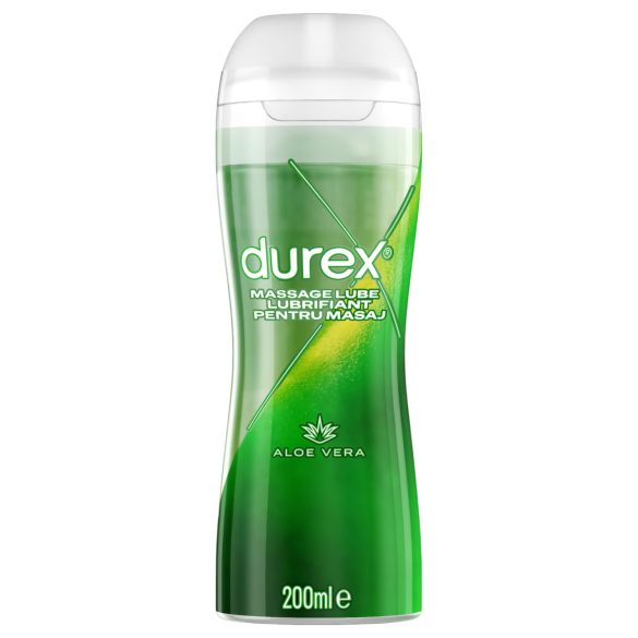 Ulei de masaj 2în1 Durex - Aloe Vera (200ml)