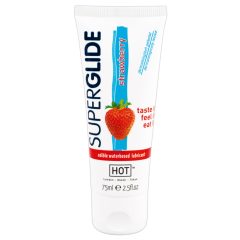 HOT Superglide Căpșună - lubrifiant comestibil (75ml)