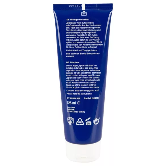 Cremă depilatoare - 125ml