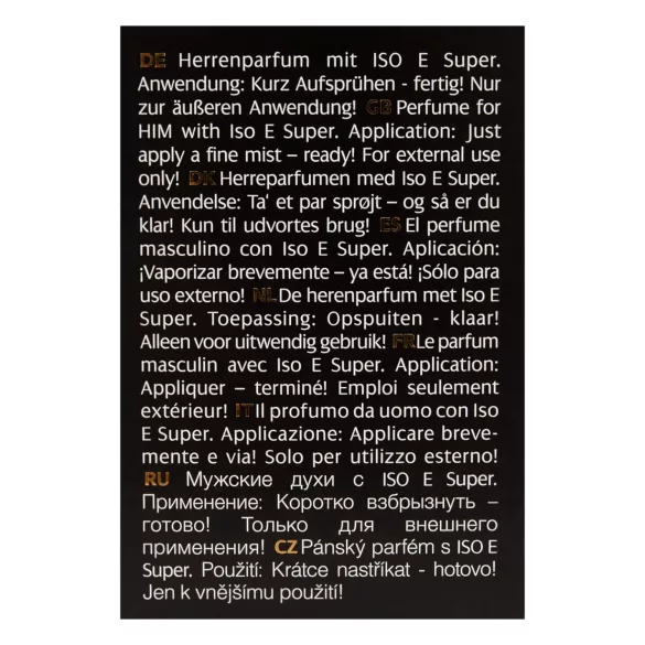 P6 Iso E Super - parfum cu feromoni - aromă masculină intensă - 30ml